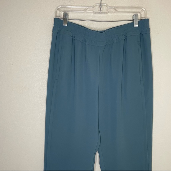 J. Crew Reese Pull On Pant Crepe Newport Blue - Picture 4 of 6
